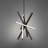 Parallax 2 - Light Black LED Unique/Statement Pendant