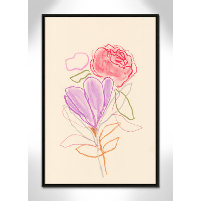 Simple Floral III Print by Bea Dina
