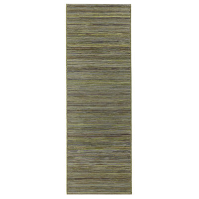 Lotus Flatweave Green Rug