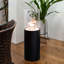 Natalise Bio-Ethanol Outdoor Tabletop Fireplace with Flame Guard-843743351