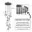 7-Lights Raindrop Solid Thick Glass Pendant light-1111906227