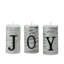 Battery Operated JOY Christmas LED Flame-Less Candles