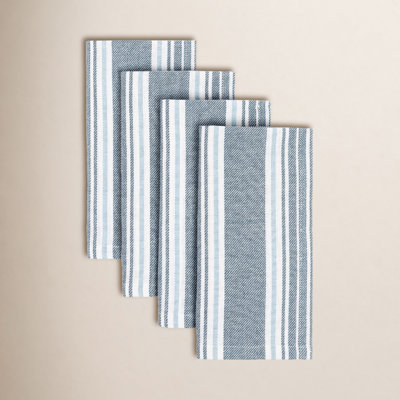 over&back Woven Striped Napkin