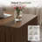 Lift Top Coffee Table With Storage For Living Room, Fluted Mid Century Modern Coffee Tables With Flip-up Lids, 31.5" Square Rustic Wood Center Table With Hidden Compartment , Brown-2050152872