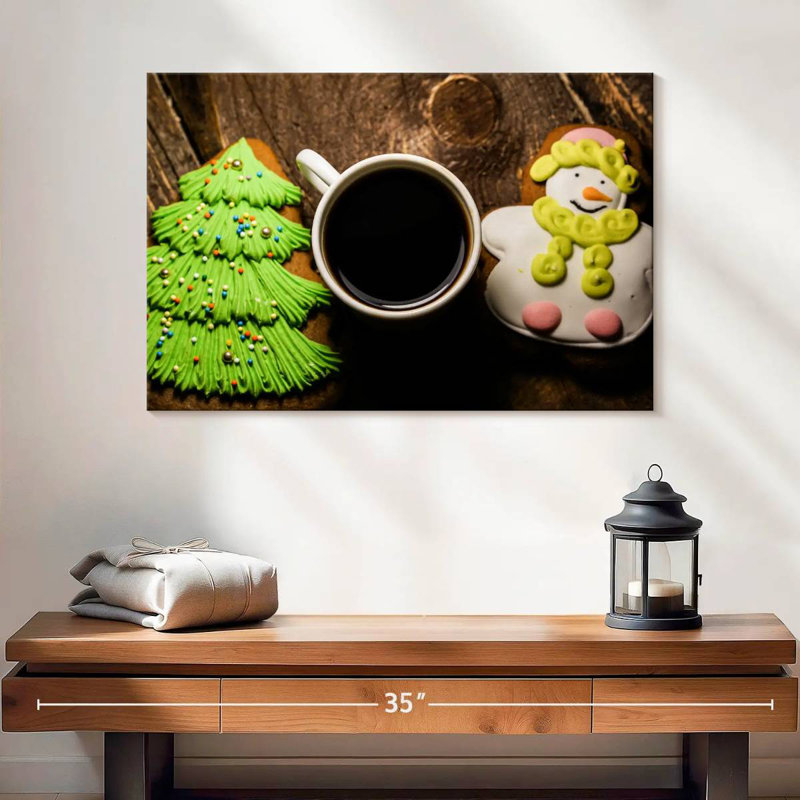 Yarlin Coffee Christmas Treats, 30" H x 45" W