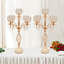 5 Arm Bowl Crystal Candelabra Table Centerpieces Decor-366078380