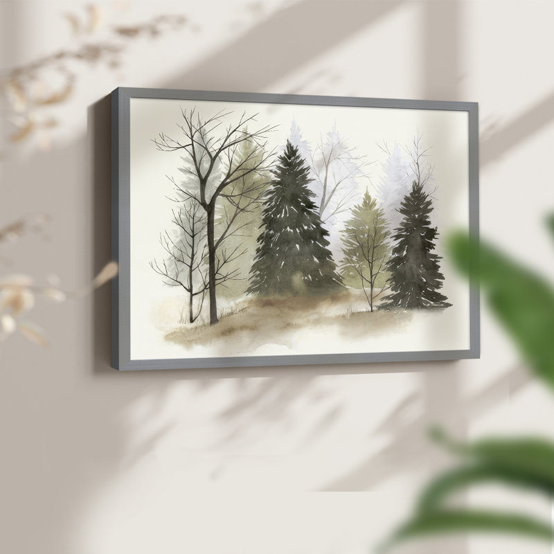 «In the Mist II», reproduction encadrée, H 8 po x l 10 po, Gris