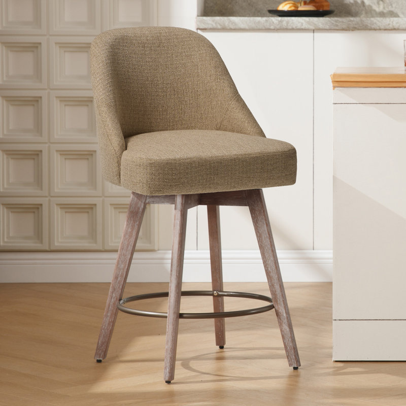 26'' Swivel Counter&Bar Stool, Sand