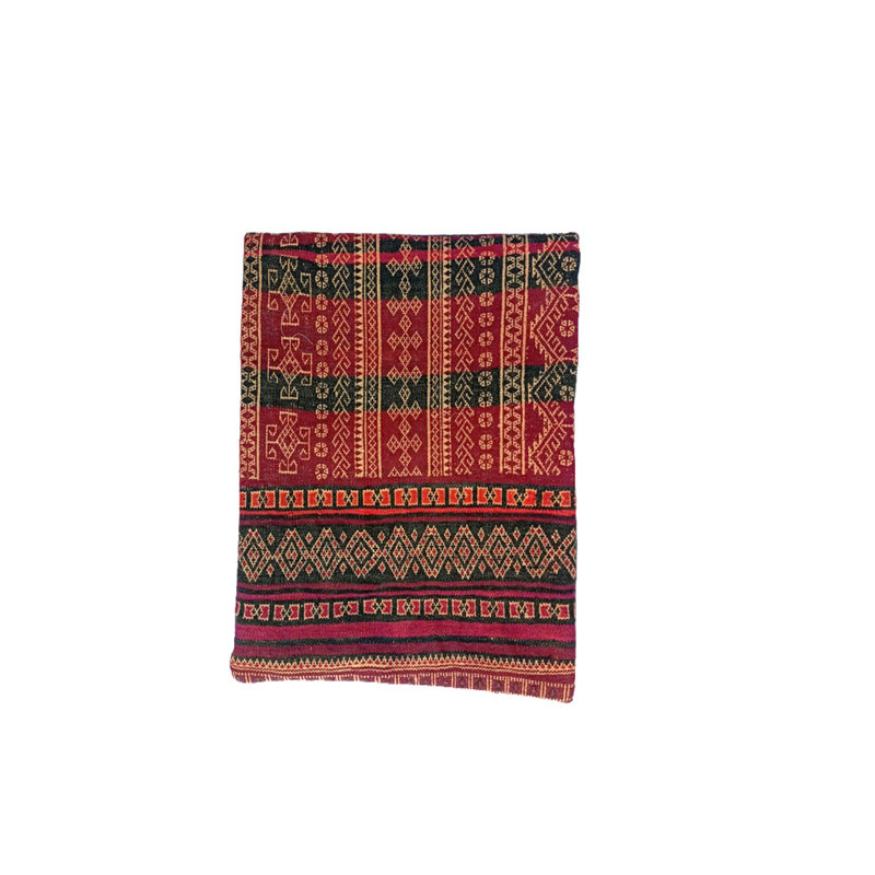 Geoffrey Kilim Handwoven Old Brick Cushion Cover