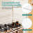 33'' Wide 3-Tier Metal Shoe Rack Shelf for Closet Stackable and Adjustable-2050845072