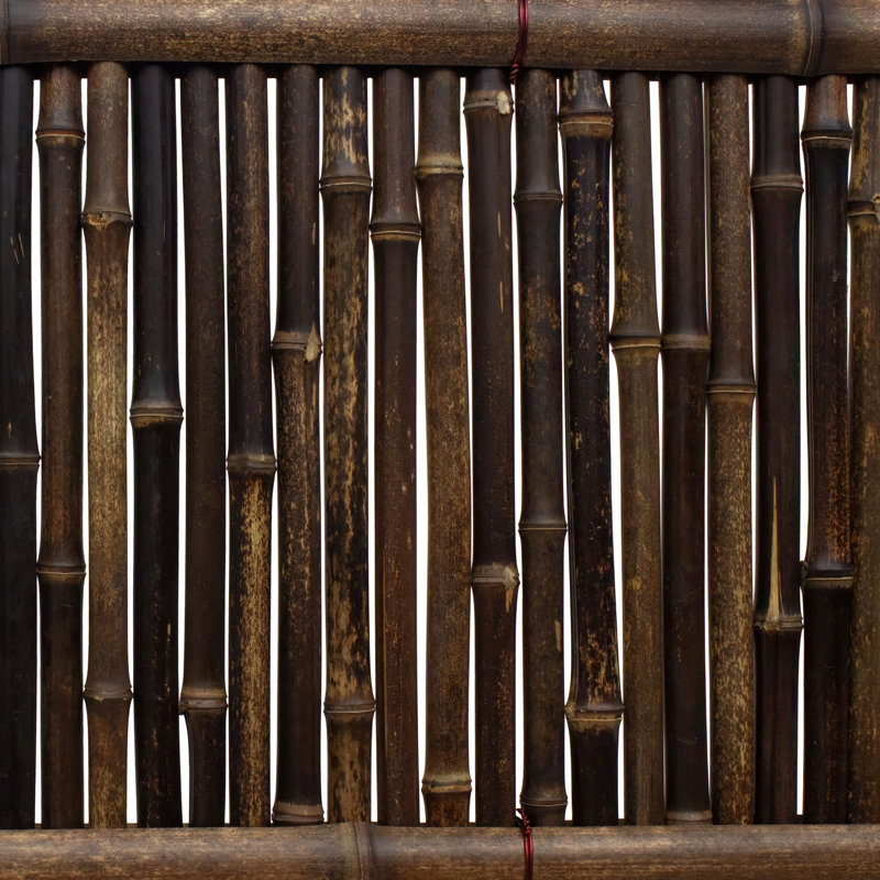 39.5" H x 39.25" W Lattice Room Divider, Burnt