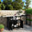 Versatile Outdoor Kitchen Island With Folding & Expandable Work Surfaces, A Spacious Storage Drawer, Cabinet And Lockable Wheels