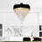 16'' 4 Light Drum Shade Flush Mount With Black Shade & Chrome Finish – G9 LED Compatible – Ideal for Bedroom, Hallway, Entryway-22069578