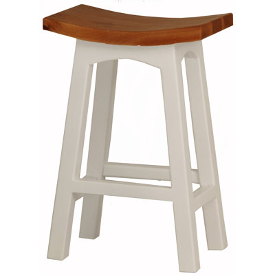 Farragut Solid Wood Bar Stool with Solid Wood Frame