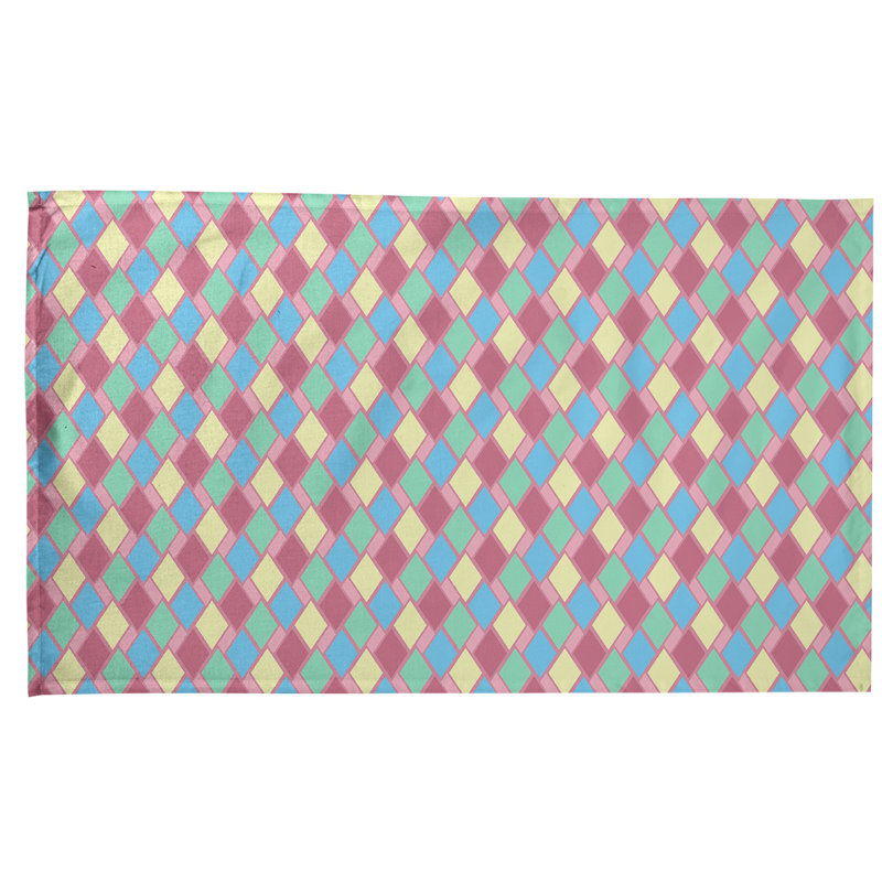 Mcguigan Tea Towel Kitchen Towel, Cotton Twill, Pink/Green