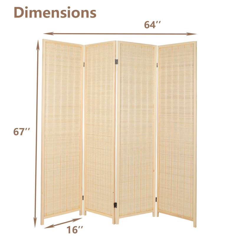 Cloison pliante en bois
