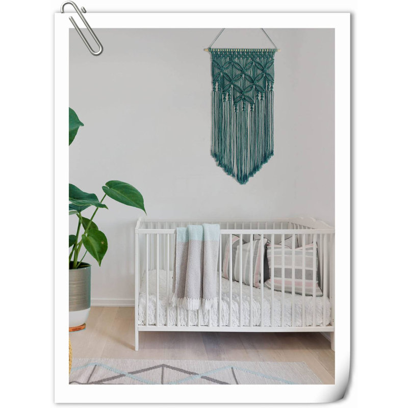 Wall Decor on Fabric, Green