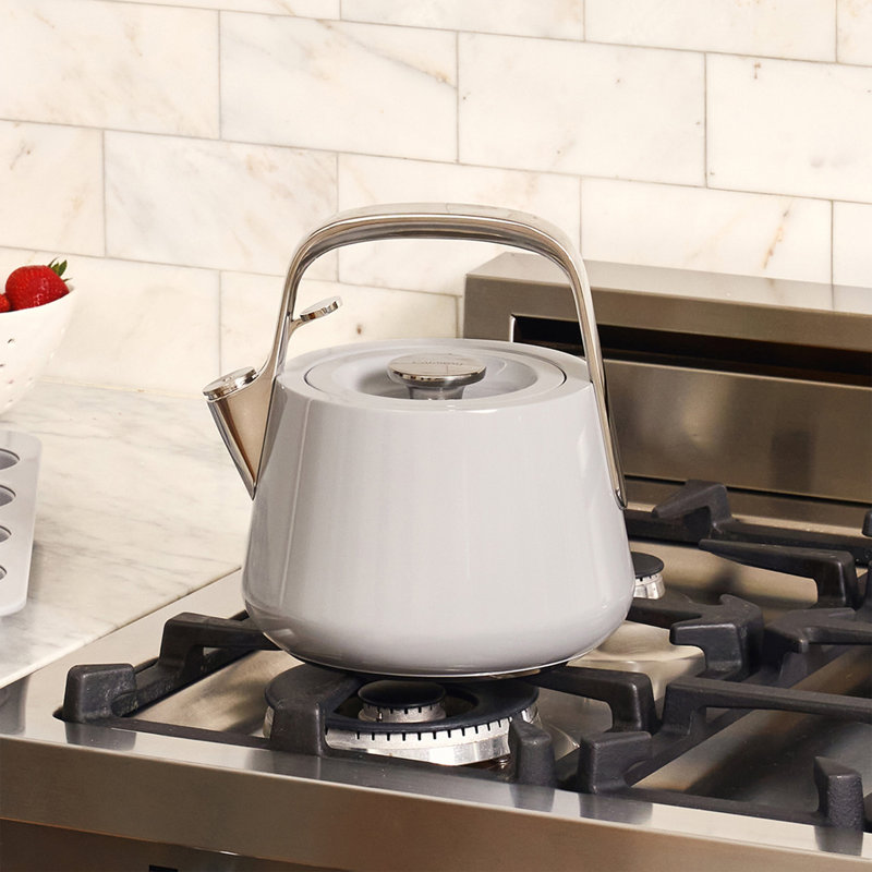 Caraway Stovetop Whistling Tea Kettle, Gray
