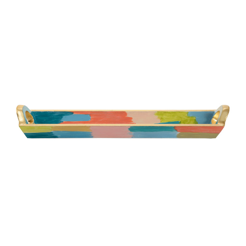 Rosie Decorative Tray, 2.3" H x 5" W x 17.3" L