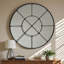 Miroir mural décoratif en métal noir et bronze Sparrow, H 35,84 po x l 35,84 po x P 0,34 po-1688693069-1688693066