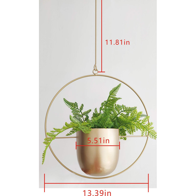 Porte-plante Boho, Doré