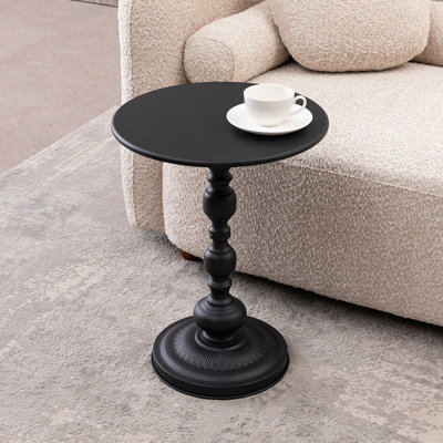 Viviers Coffee Table End Table, Round Side Table For Sofa Bedside Nightstand, Accent Table Decorative Small Space