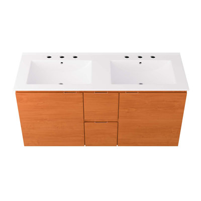 Modway Scenic 48" Double Wall-Mount Bathroom Vanity