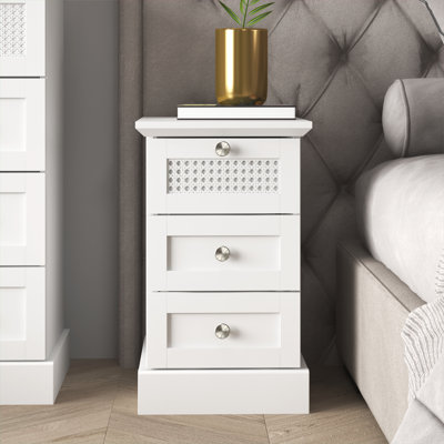 Katalina 3 Drawer Bedside Table