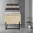Display Stand Tile Display Rack Standing Slotted Flooring Display Shelf For Building Material Samples With Wheels