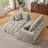 108.3" Sectional Couches For Living Room – Modern Modular Boneless Couch, Upholstered L-Shape Sofa, Oversized Deep Seat 3-Seater Modular Sectional Sofa-240679179-263478513