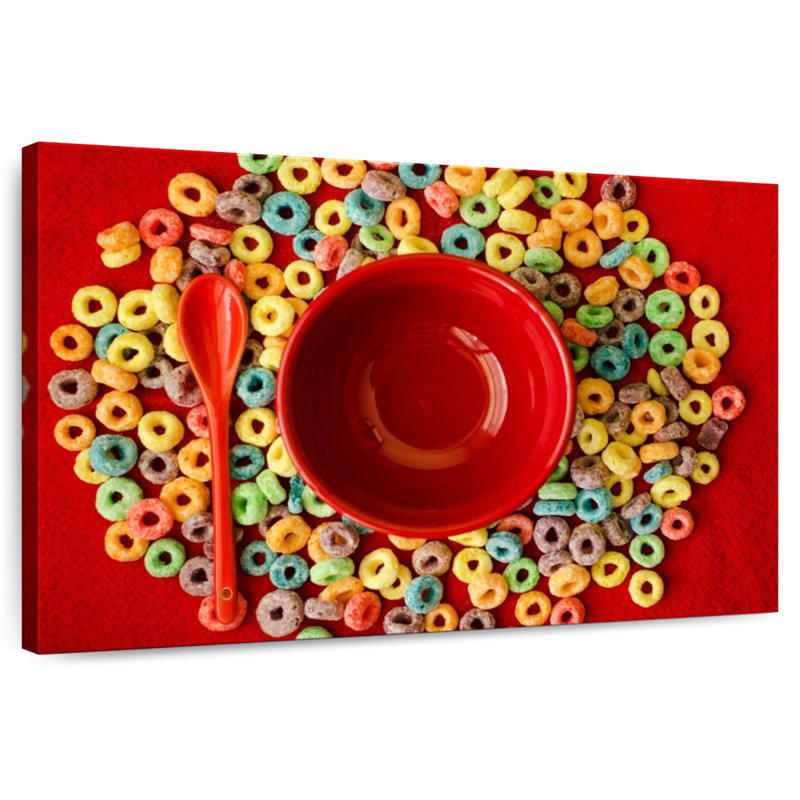 Yarlin Fruit Cereal Loops, 34" H x 51" W