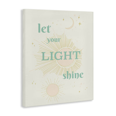 Let Your Light Shine Canvas, design par Sweet Melody Designs