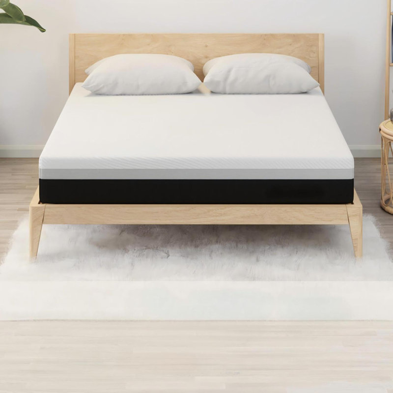 Grand matelas hybride 12 po avec mousse à mémoire de forme rafraîchissante et ressorts ensachés, mi-ferme, certifié CertiPUR-US