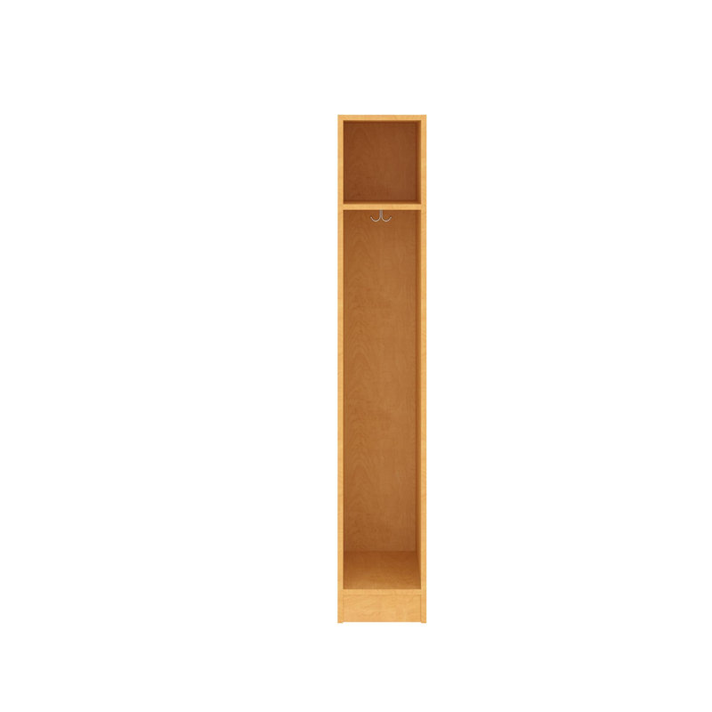 Armoire de vestibule simple et large à un compartiment - érable, Érable