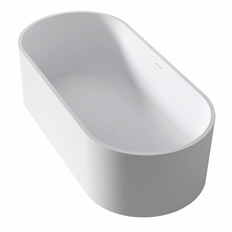 Baignoire de trempage autoportante 66,90 po x 29,53 po