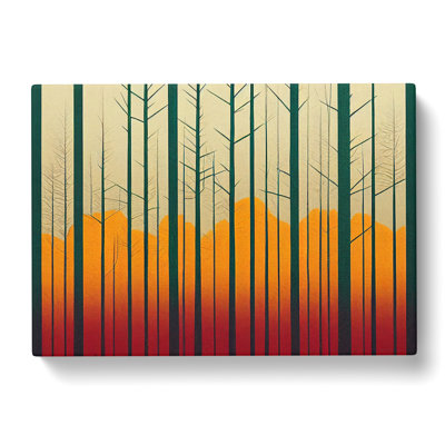 Forest Deco Vol.1 Abstract - Wrapped Canvas