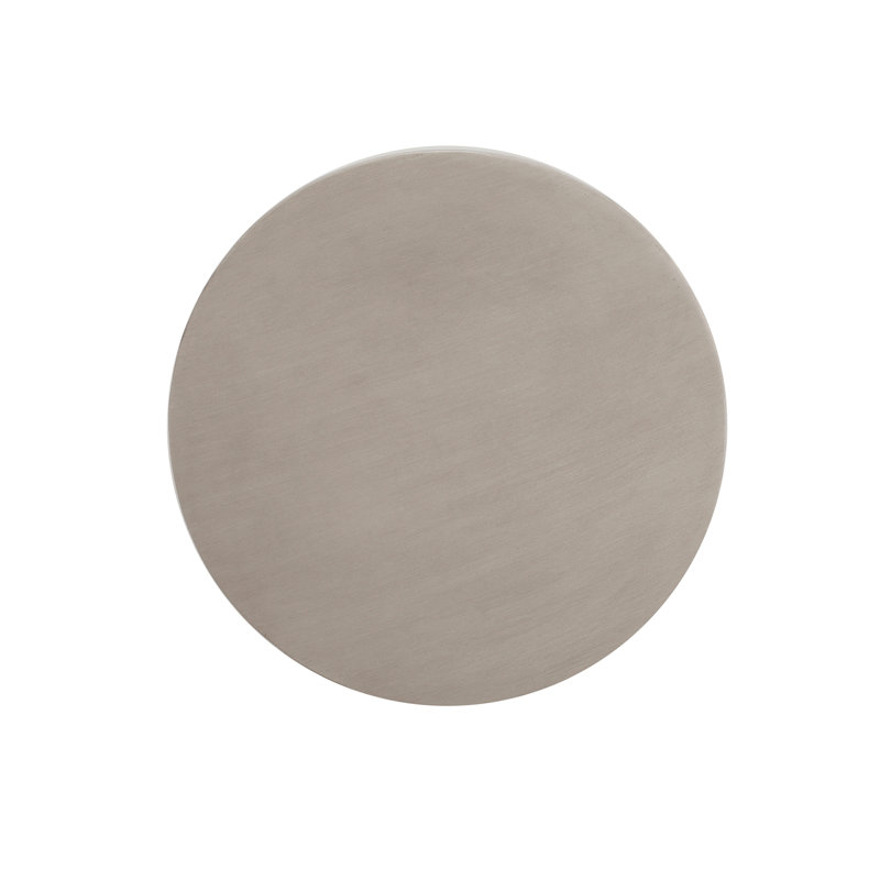 Outdoor MGO Round With U-Shape Side Table, Light Grey