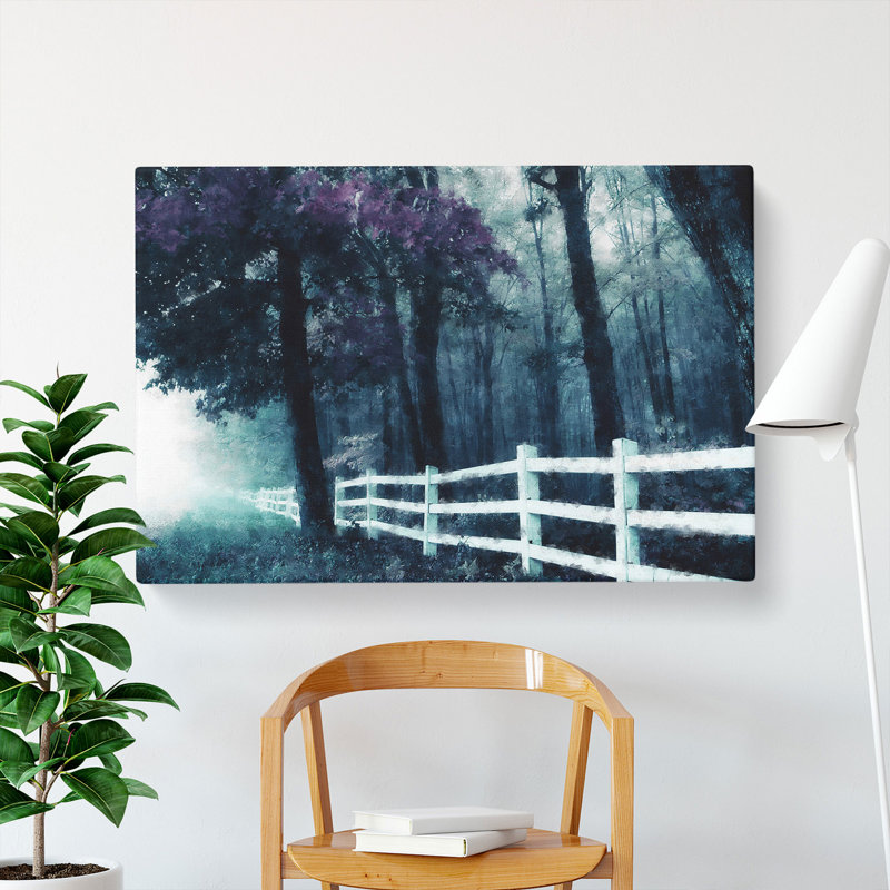 The Forest Edge Painting - Wrapped Canvas