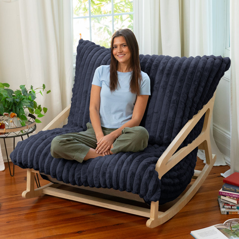 Chaise berçante Pillow Saxx, Bleu