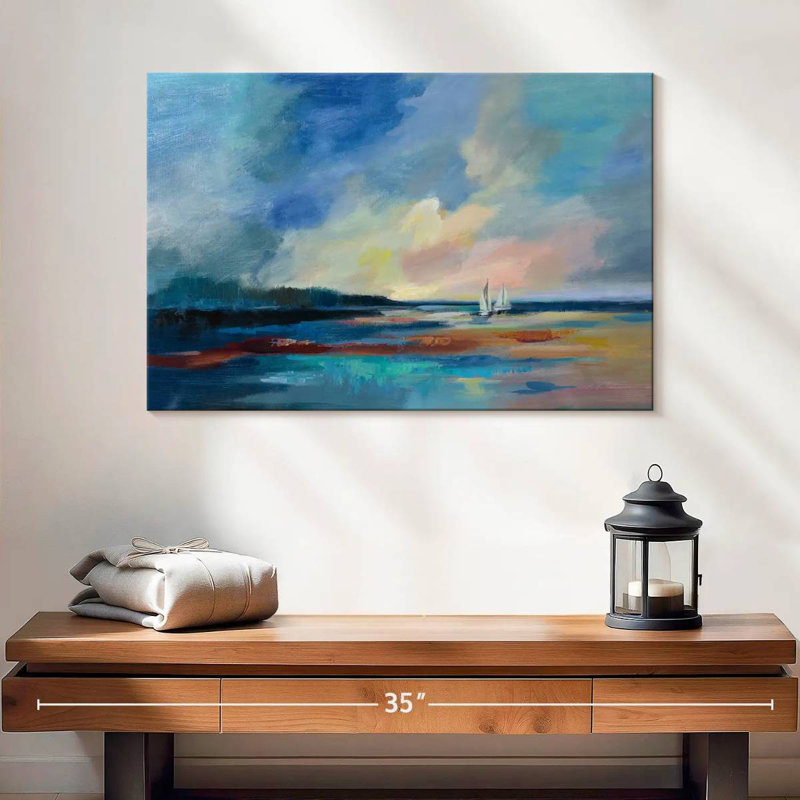 Avery Ultramarine Sea and Sky I, H 16 po x l 24 po