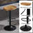 Persaeus Adjustable Height Counter Stool with Metal Frame-471044996