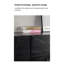 Armoire d'appoint en bois massif clair
