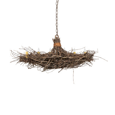Twigs 6 - Light Dimmable Geometric Chandelier