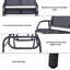 Banc oscillant d'extérieur, banc de patio-292963509