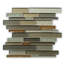 Glacier 12" x 12" Natural Stone/Glass Linear Mosaic Wall & Floor Tile-1708903838