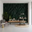 Papier peint botanique vert moderne Botanical