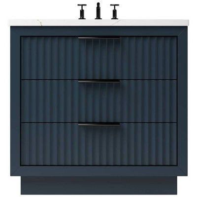 Lecrieú Three-Drawer Single Bath Vanity
