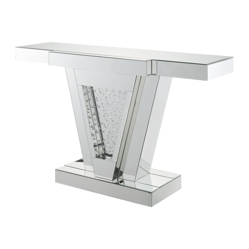 Console, miroir et faux cristaux