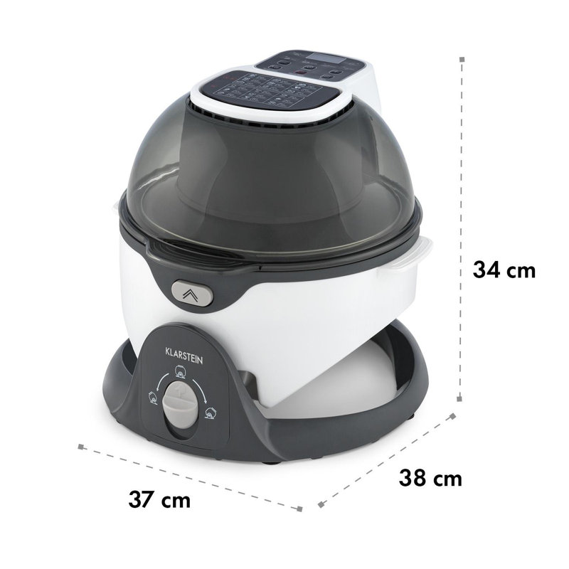 Klarstein VitAir 6L Air Fryer, White/Grey