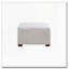Repose-pieds modulaire moderne avec tissu performant